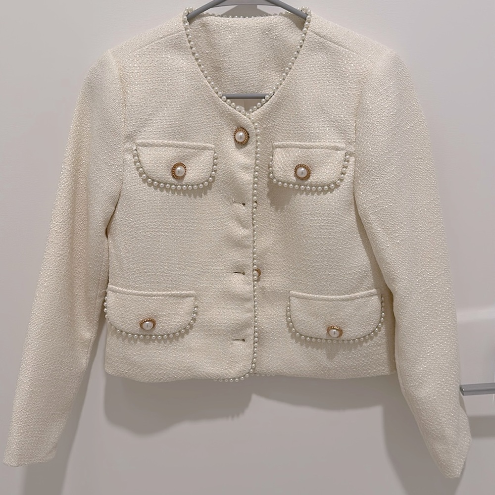 April Ivory Button Up Jacket - Picture 7 of 7
